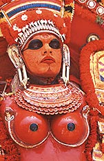 tempelfest, bhagavati theyyam